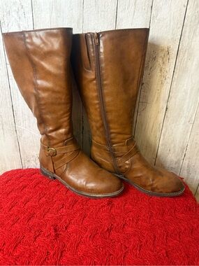 Frye and Co. Women's Gaylin Bridle Knee High Boots Size 11W
